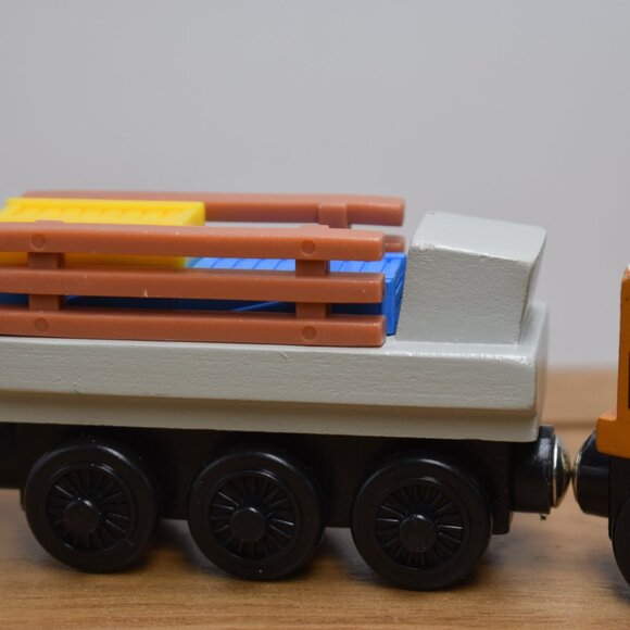 2002 Catherine & Trailer Train Tank Engine Thomas & Friends Wooden Railw… - Picture 7 of 11